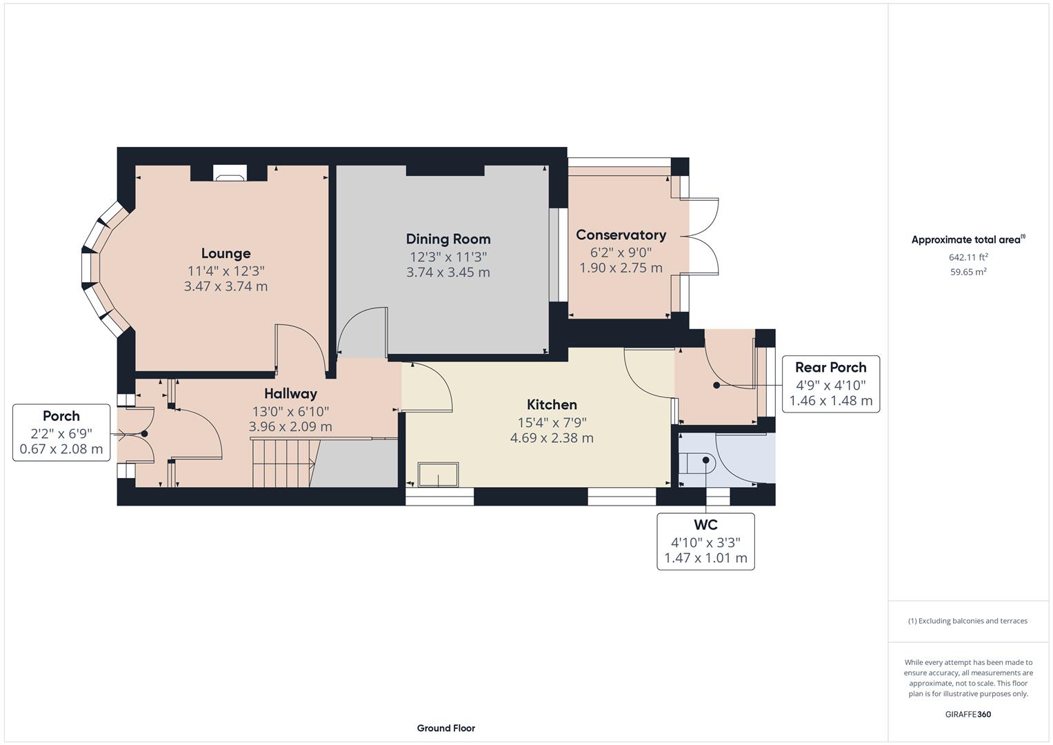 Floorplans For Meddins Lane, Kinver, Stourbridge