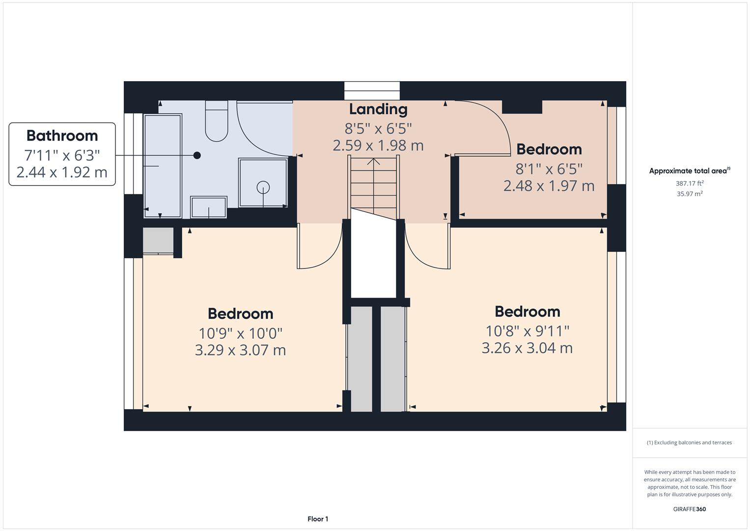 Floorplans For Coniston Way, Bewdley, Worcestershire