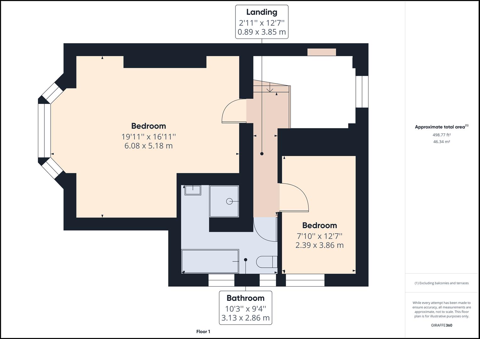 Floorplans For High Street, Bewdley, Worcestershire