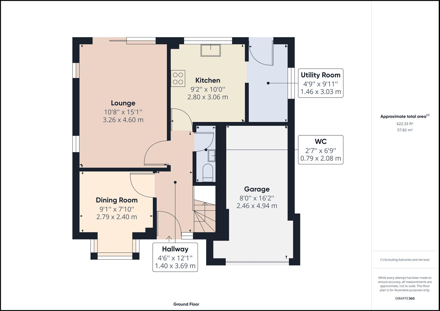 Floorplans For Yew Tree Close, Bewdley, Worcestershire