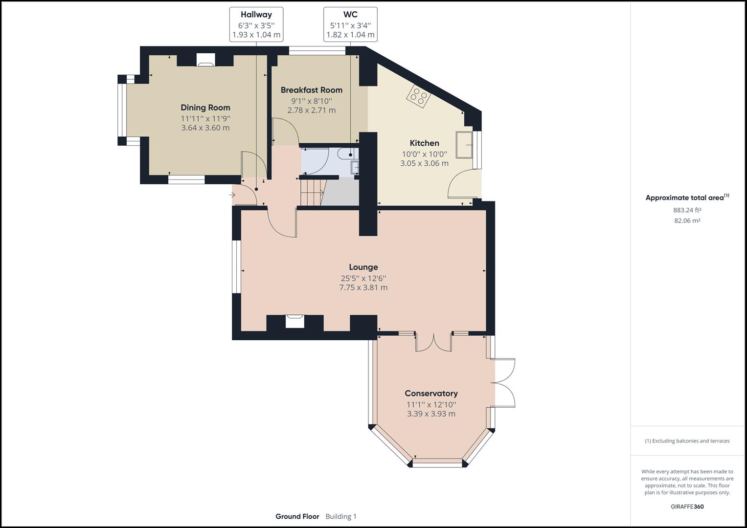 Floorplans For The Lakes Road, Bewdley, Worcestershire