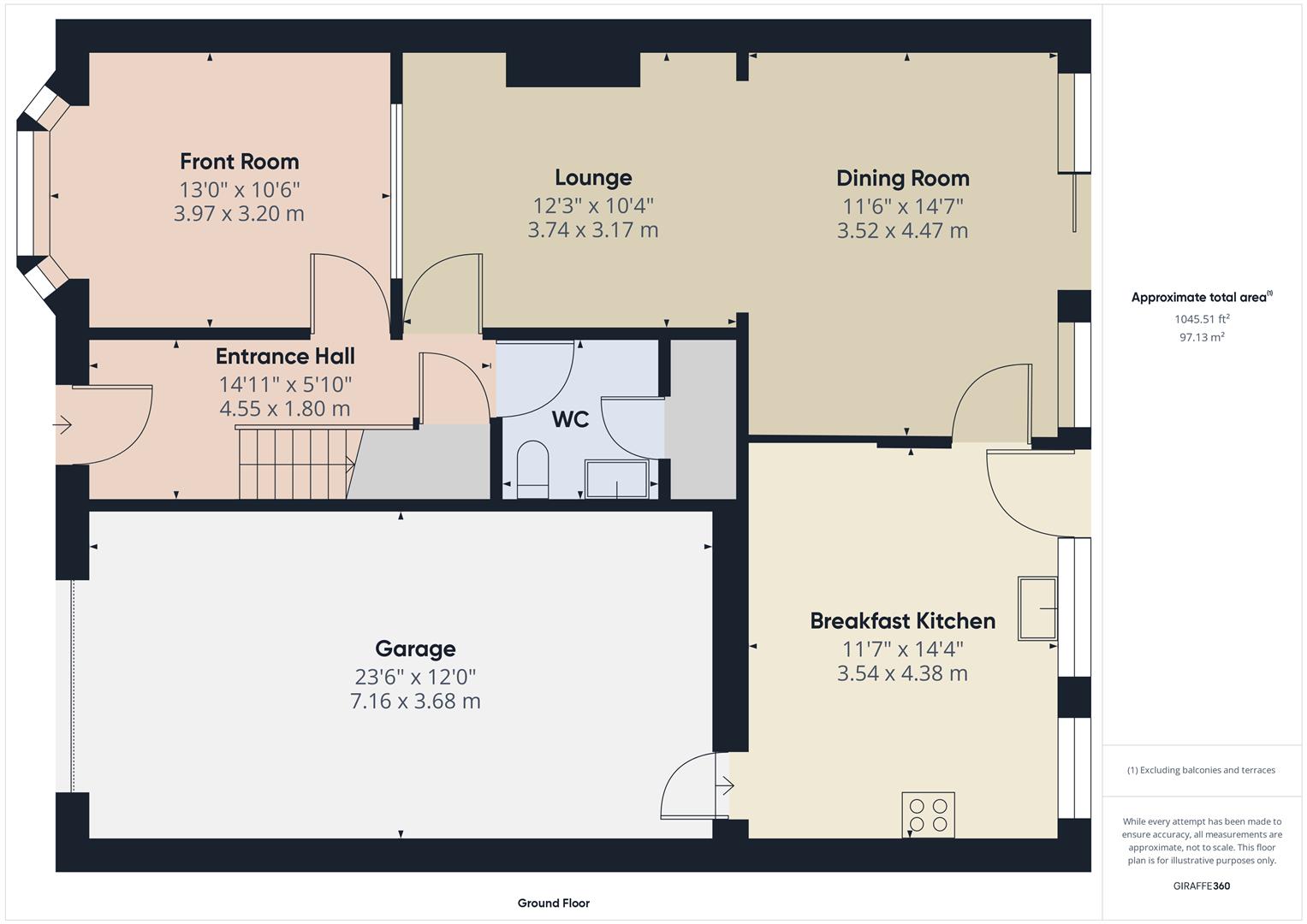 Floorplans For Trimpley Lane, Bewdley, Worcestershire