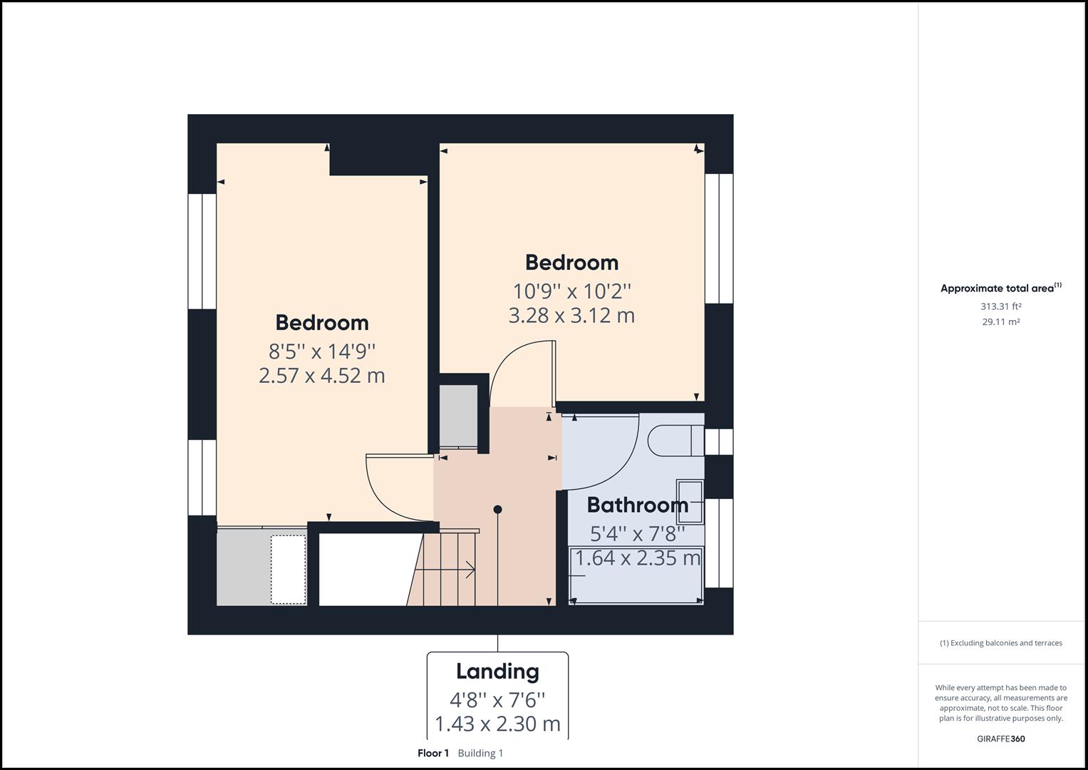 Floorplans For All Saints Avenue, Bewdley, Worcestershire