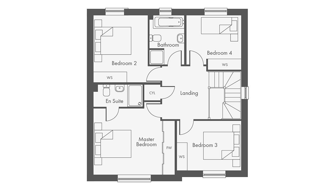 Floorplans For Mortimer Manor, Bewdley