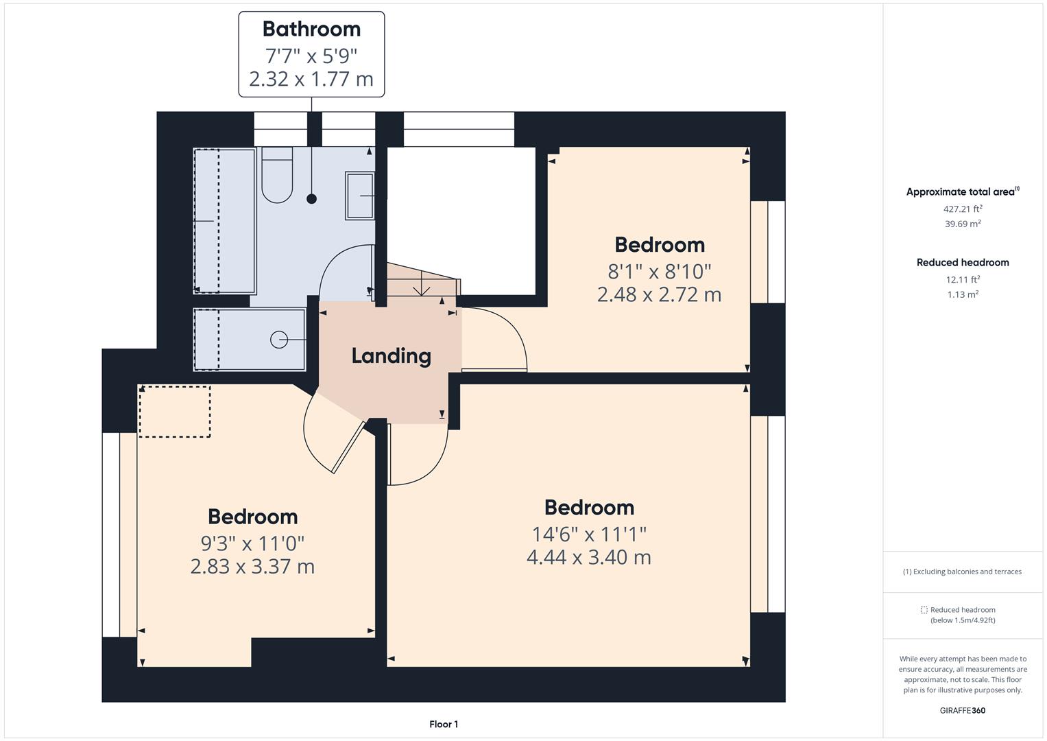 Floorplans For Branches Close, Bewdley, Worcestershire