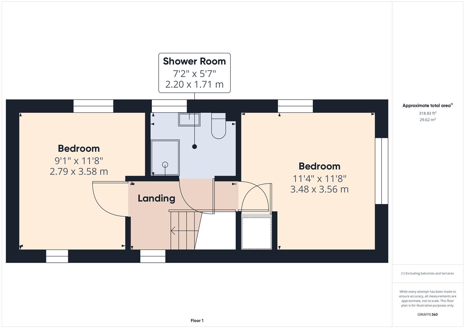 Floorplans For Stephenson Place, Bewdley