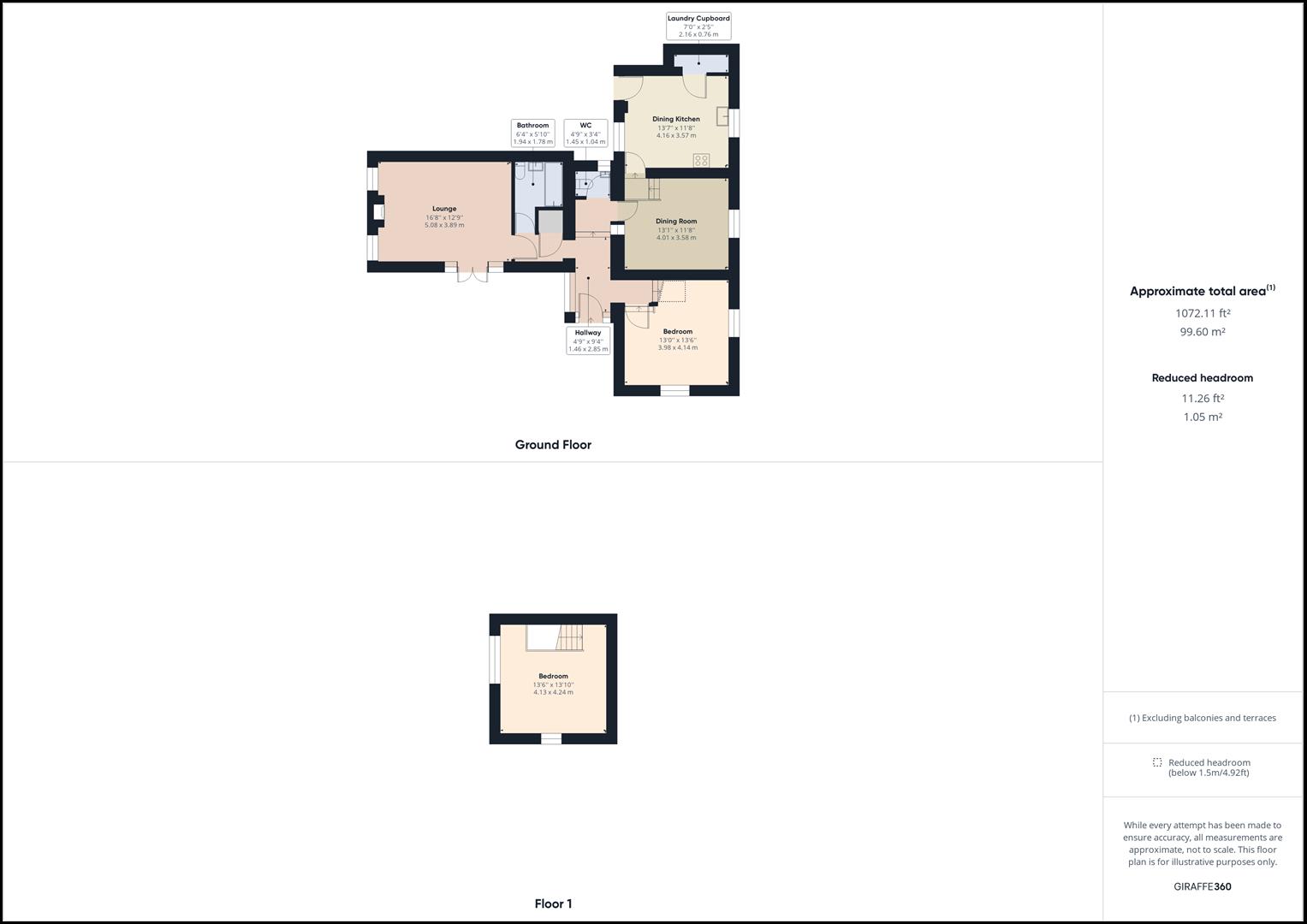 Floorplans For Sion Hill, Wolverley, Kidderminster