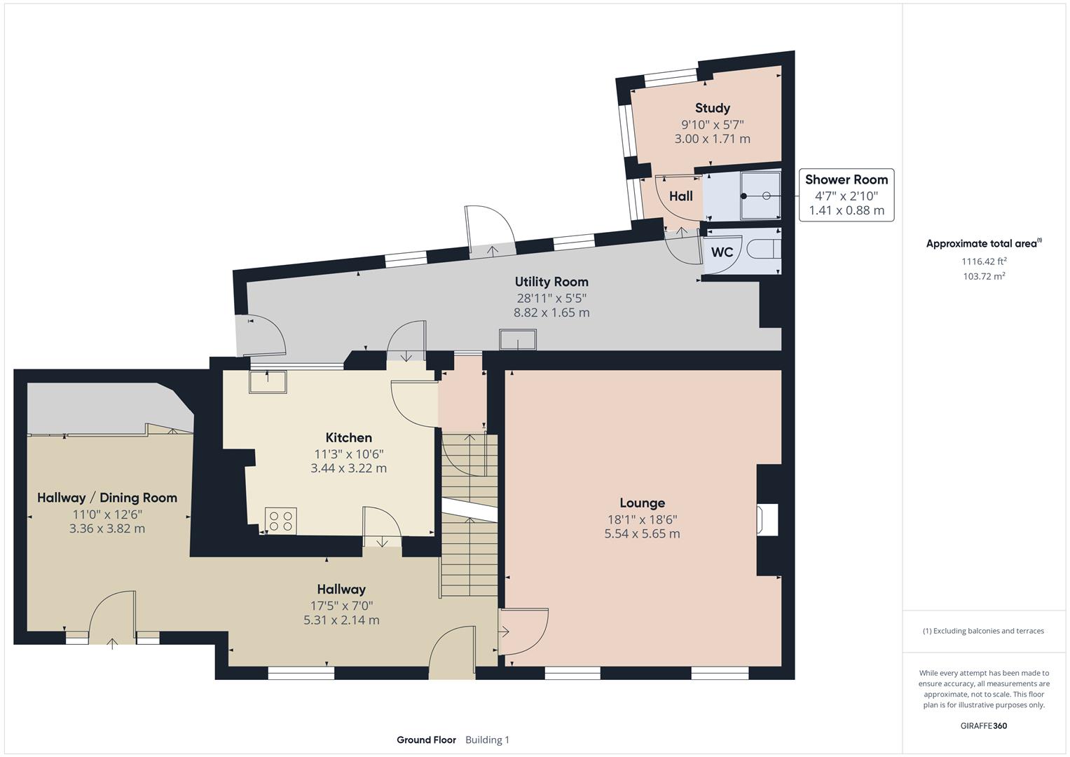 Floorplans For Lower Park, Bewdley, Worcestershire