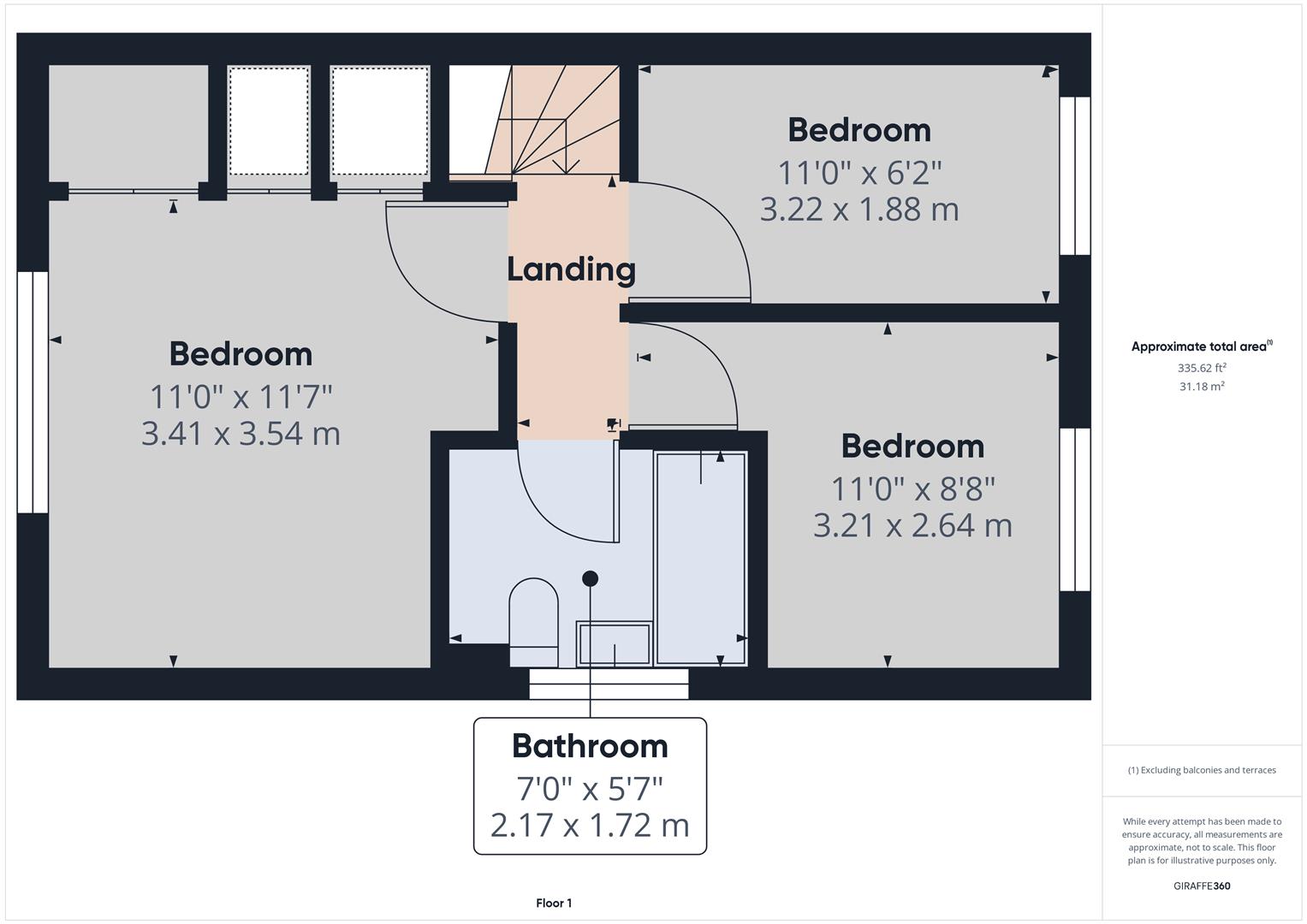 Floorplans For Cleobury Road, Bewdley