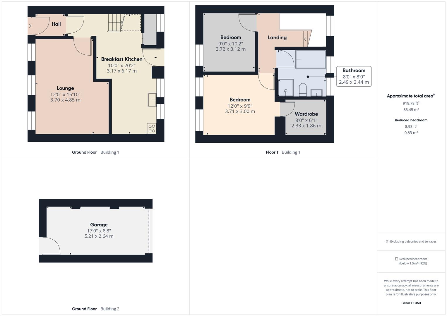 Floorplans For Lax Lane, Bewdley