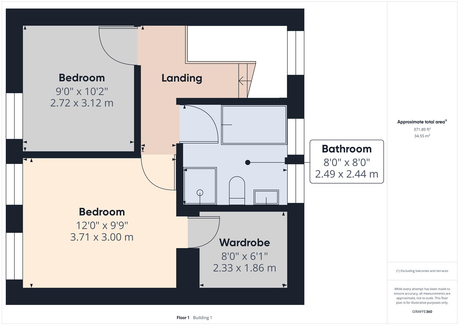 Floorplans For Lax Lane, Bewdley