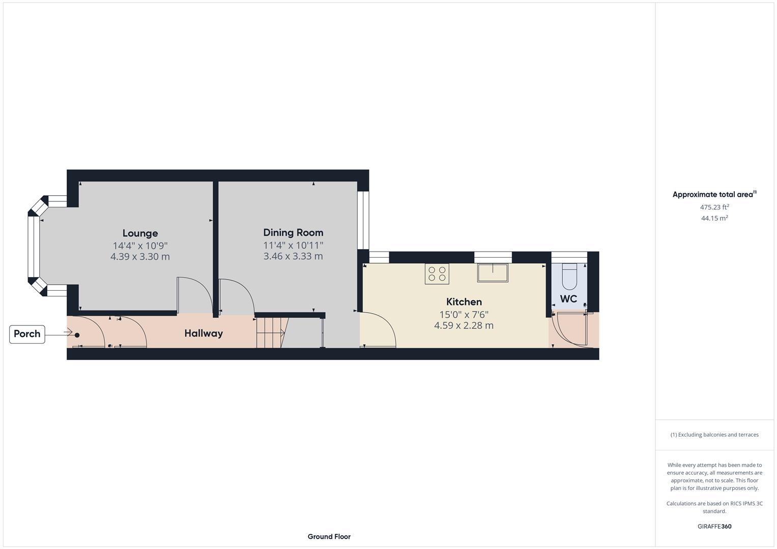 Floorplans For Clifton Street, Cradley Heath