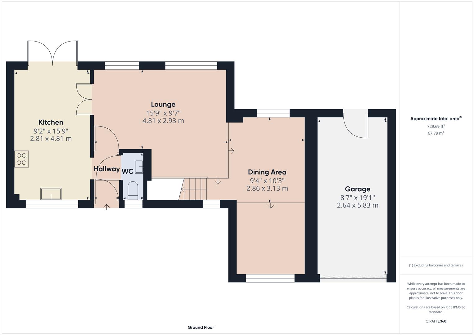 Floorplans For Woodthorpe Drive, Bewdley