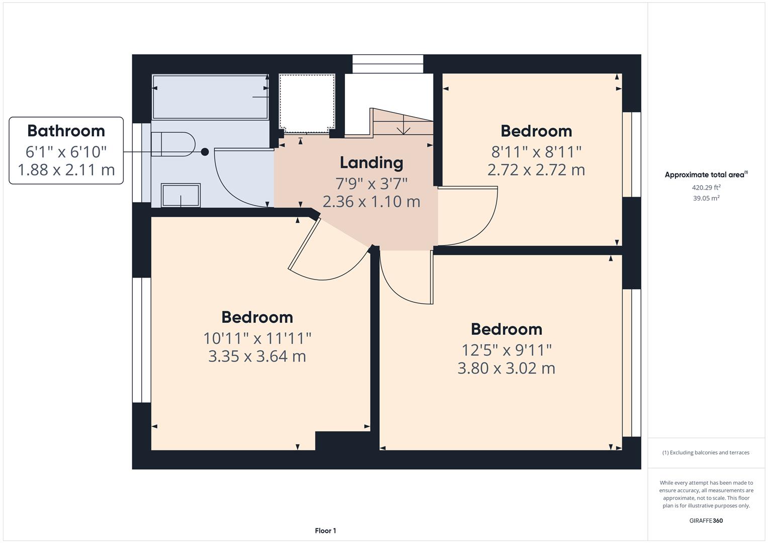 Floorplans For Holmwood Avenue, Kidderminster