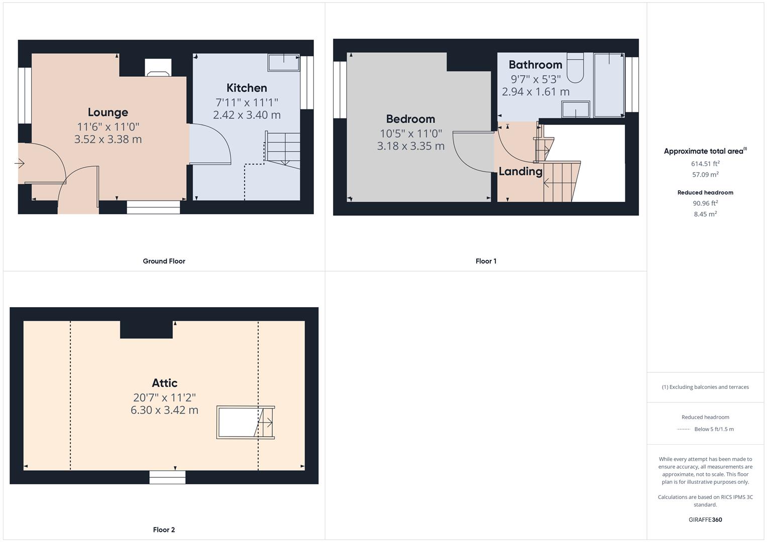 Floorplans For Westbourne Street, Bewdley