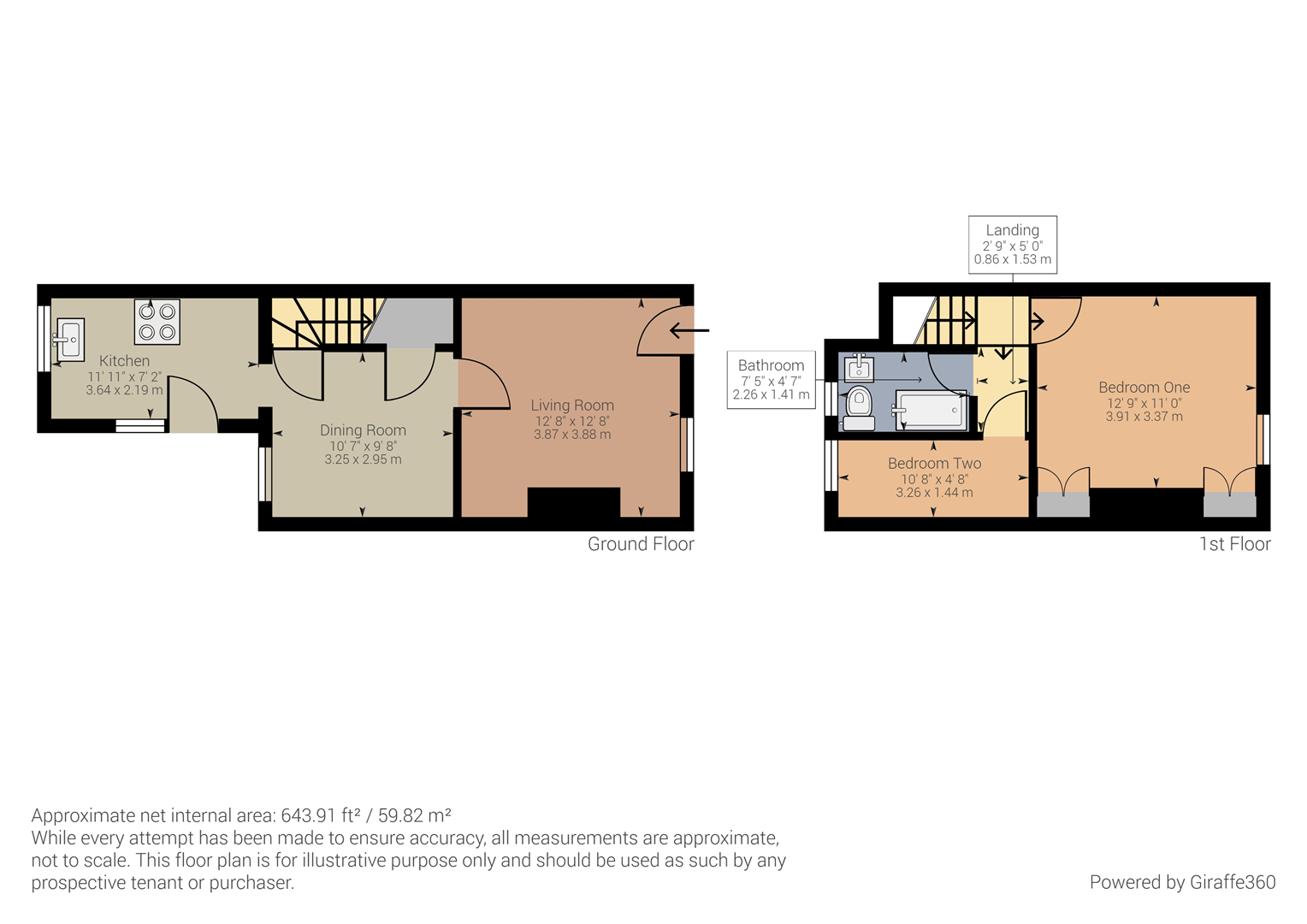 Floorplans For Union Street, Stourbridge