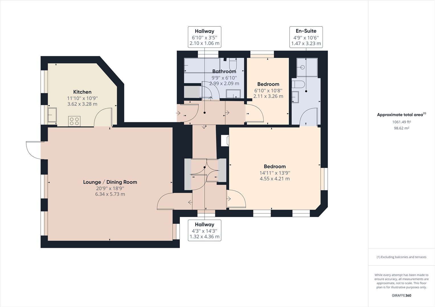 Floorplans For Severn Side South, Bewdley