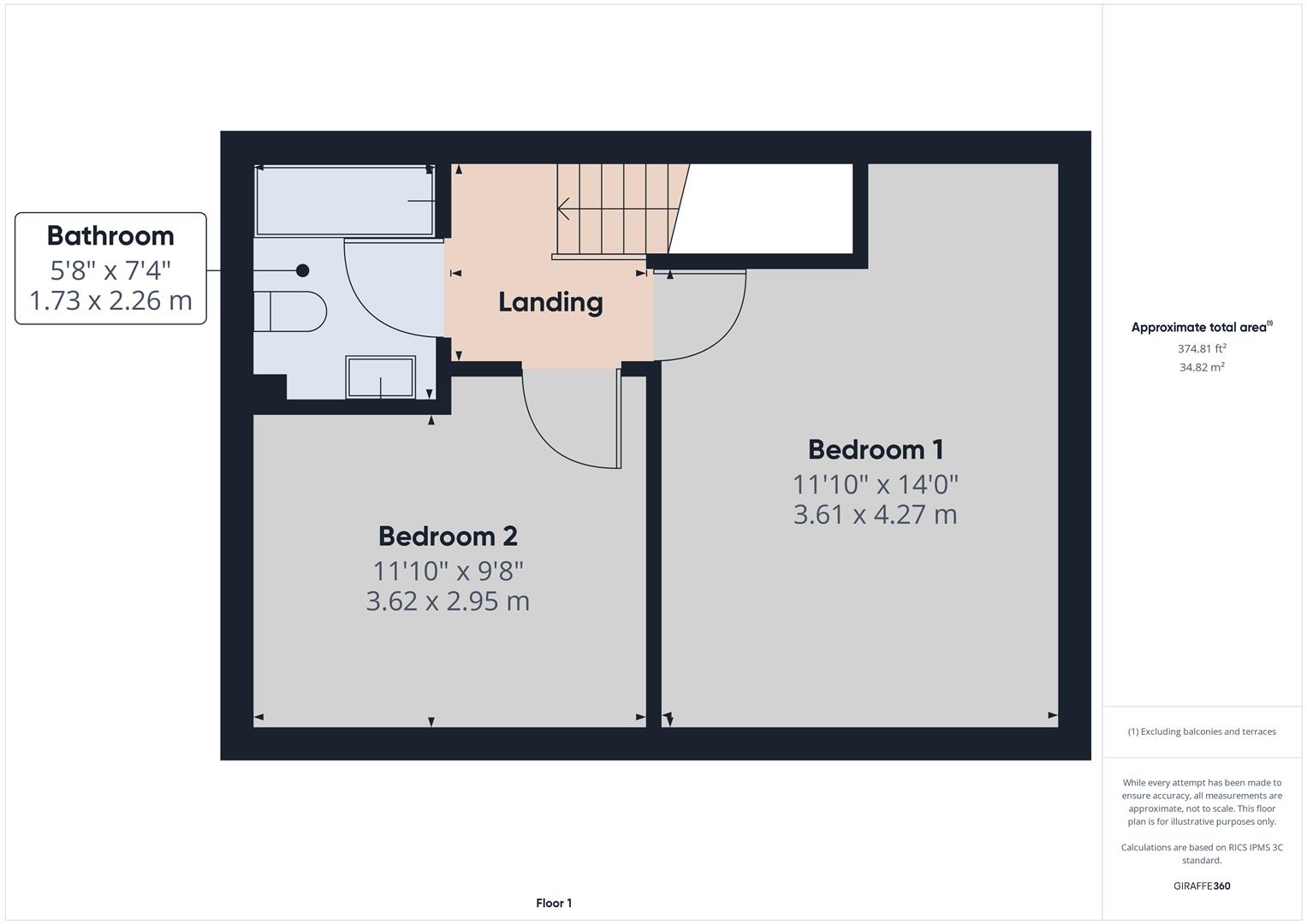 Floorplans For Kidderminster Road, Bewdley