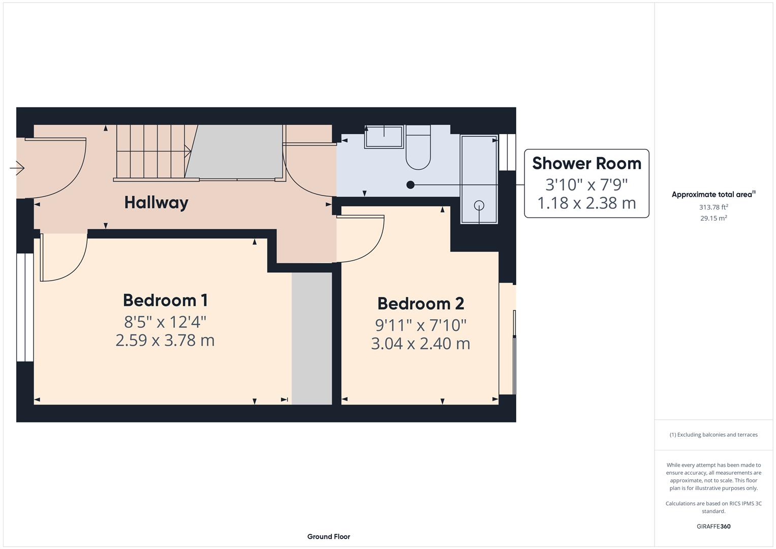 Floorplans For Cleobury Road, Bewdley