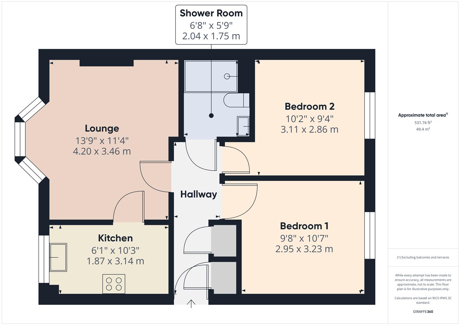 Floorplans For Stephenson Place, Bewdley