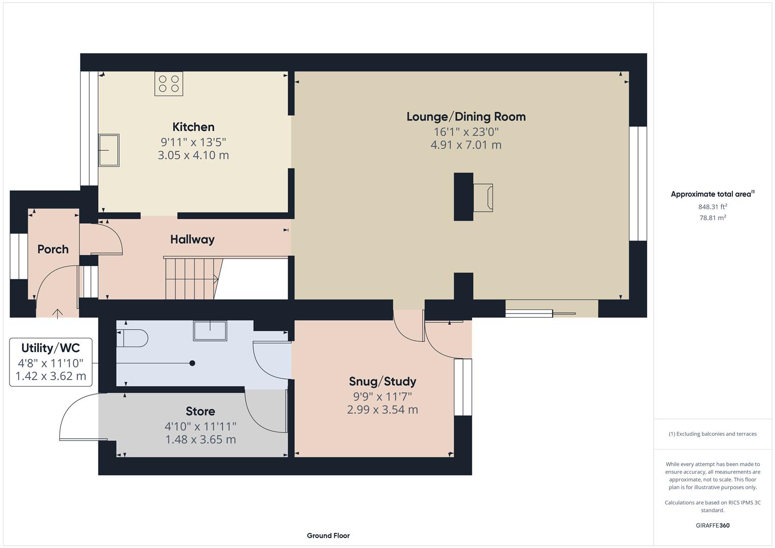 Floorplans For Lodge Close, Bewdley, Worcestershire