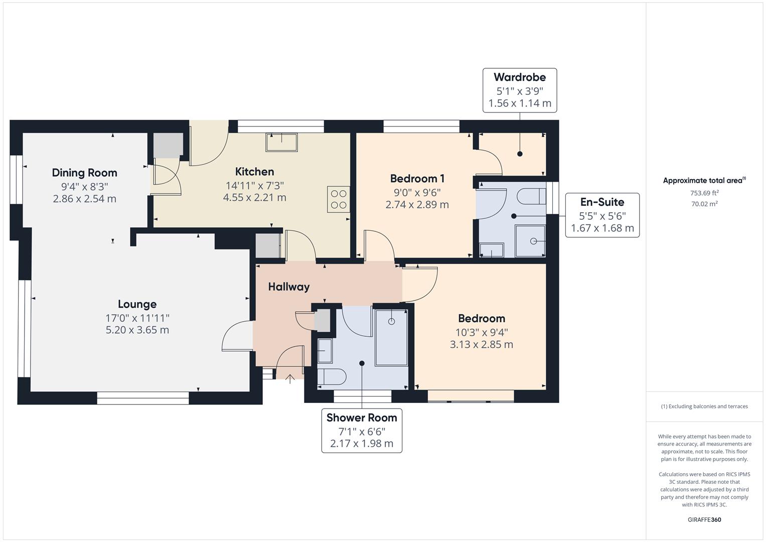 Floorplans For Cleobury Road, Far Forest, Kidderminster