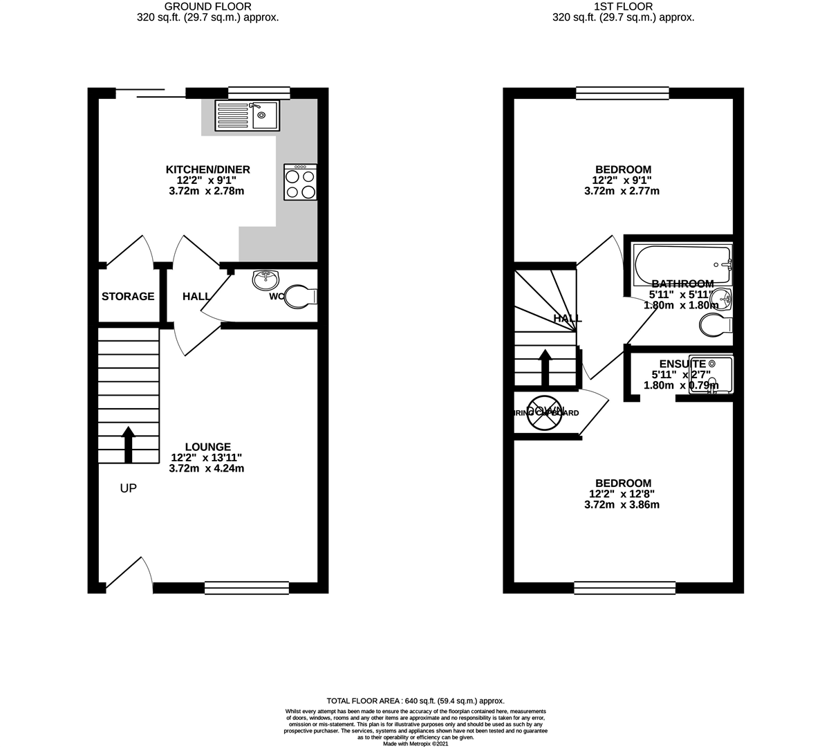 Floorplans For Crystal Gardens, Kinver, Stourbridge