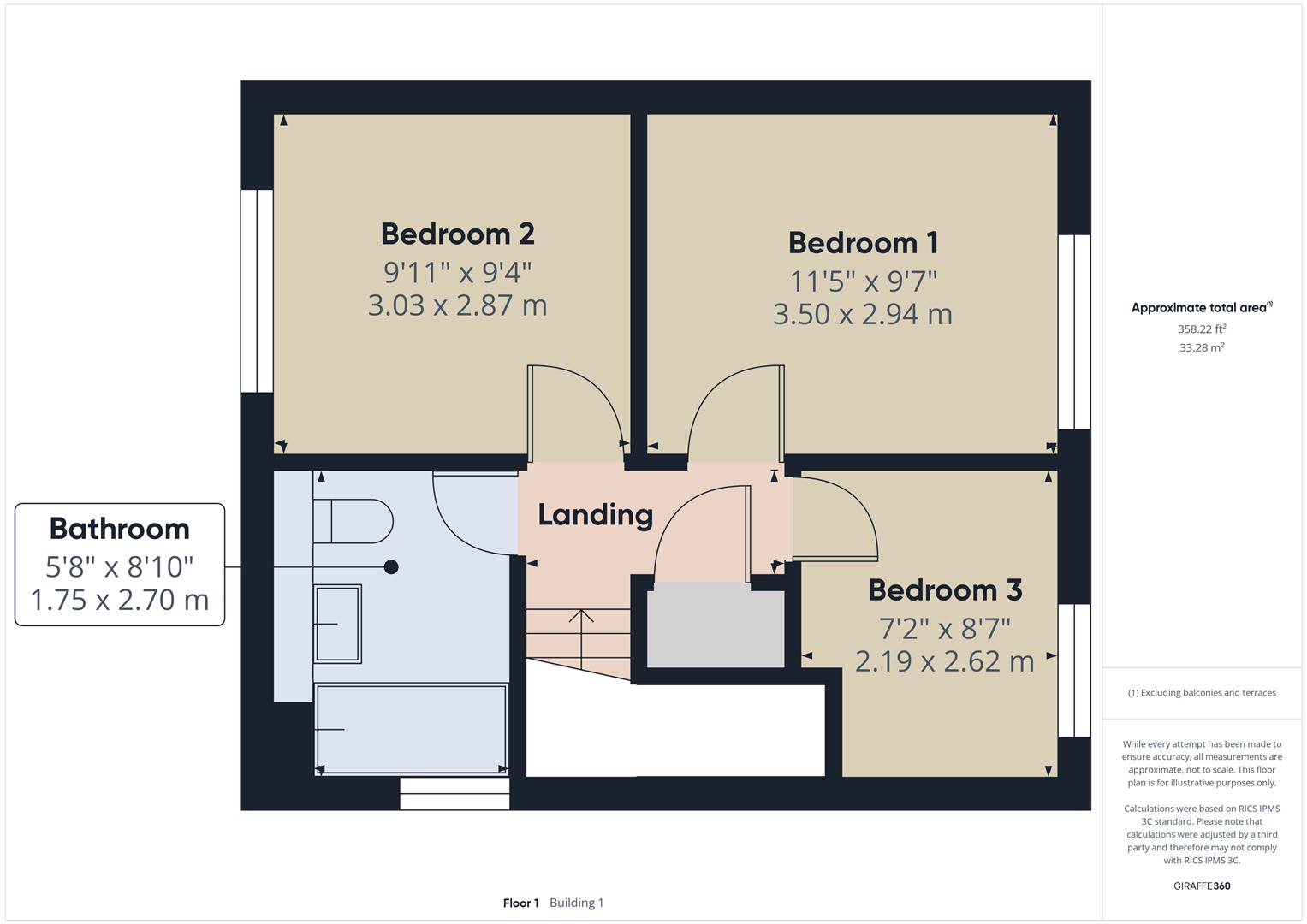 Floorplans For Hawthorn Crescent, Bewdley