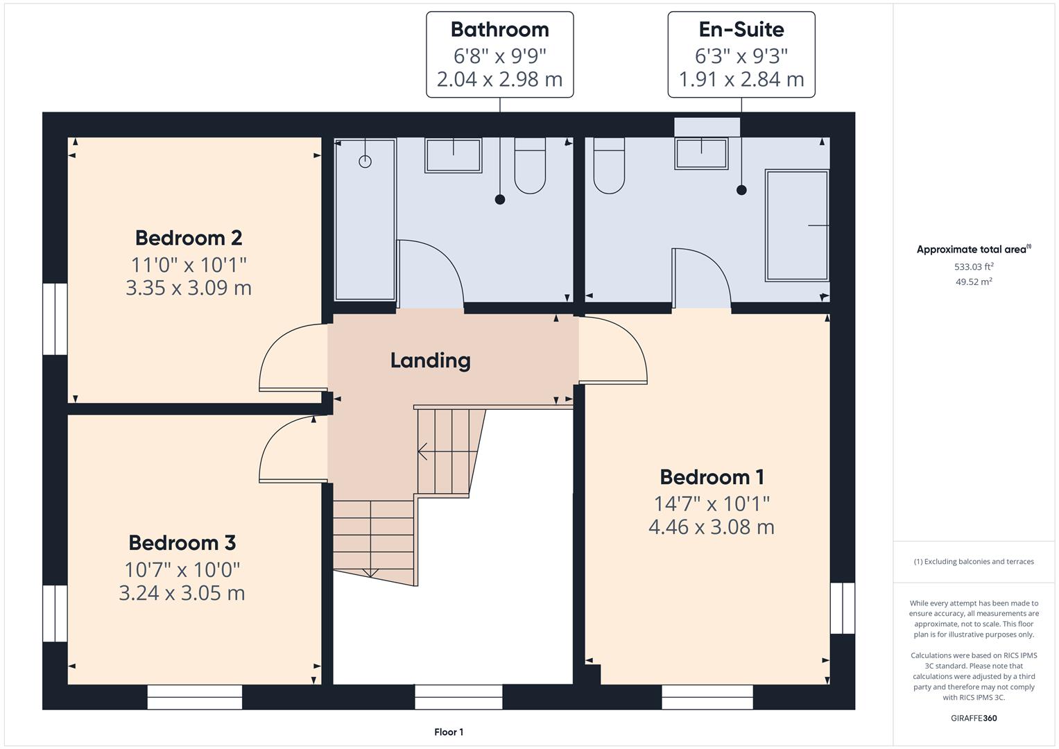 Floorplans For Vicarage Road, Kinver, Stourbridge