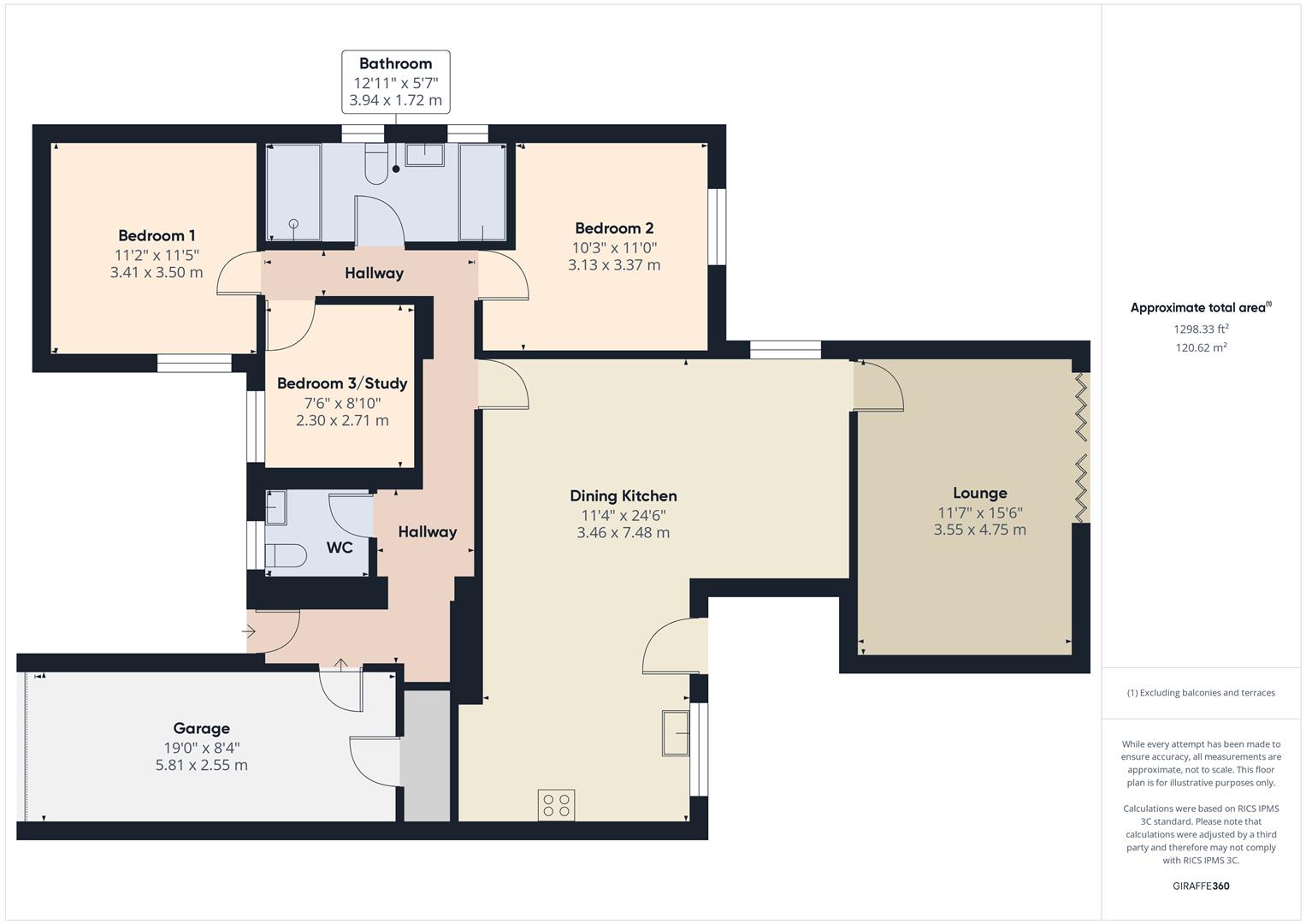 Floorplans For Heightington Place, Stourport-On-Severn