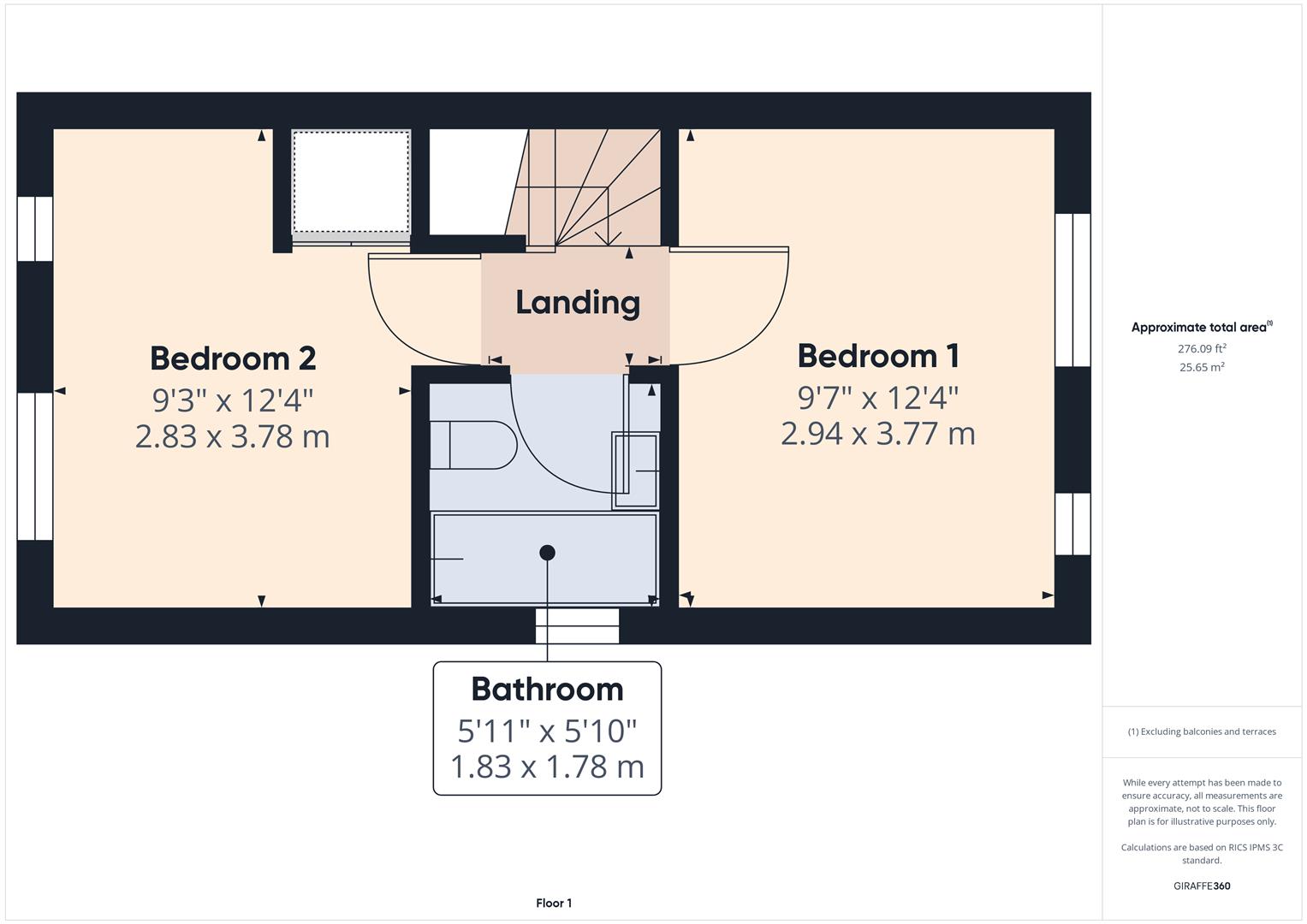 Floorplans For Claughton Court, Kidderminster