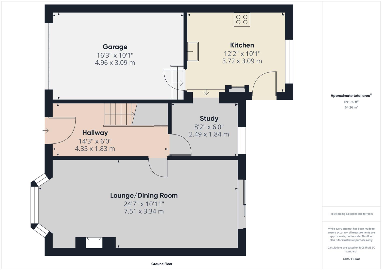 Floorplans For Gerald Road, Stourbridge