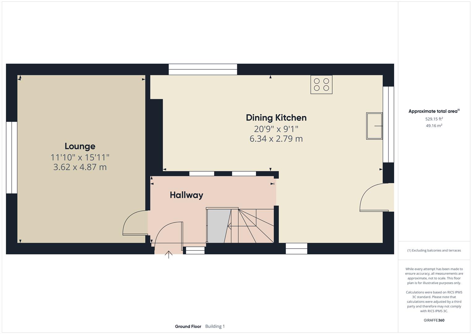 Floorplans For Vine Street, Kidderminster, Worcestershire