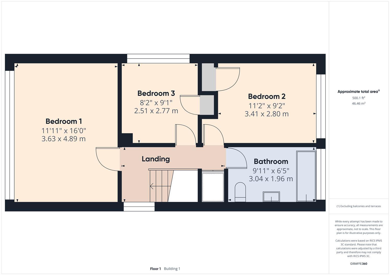 Floorplans For Vine Street, Kidderminster, Worcestershire